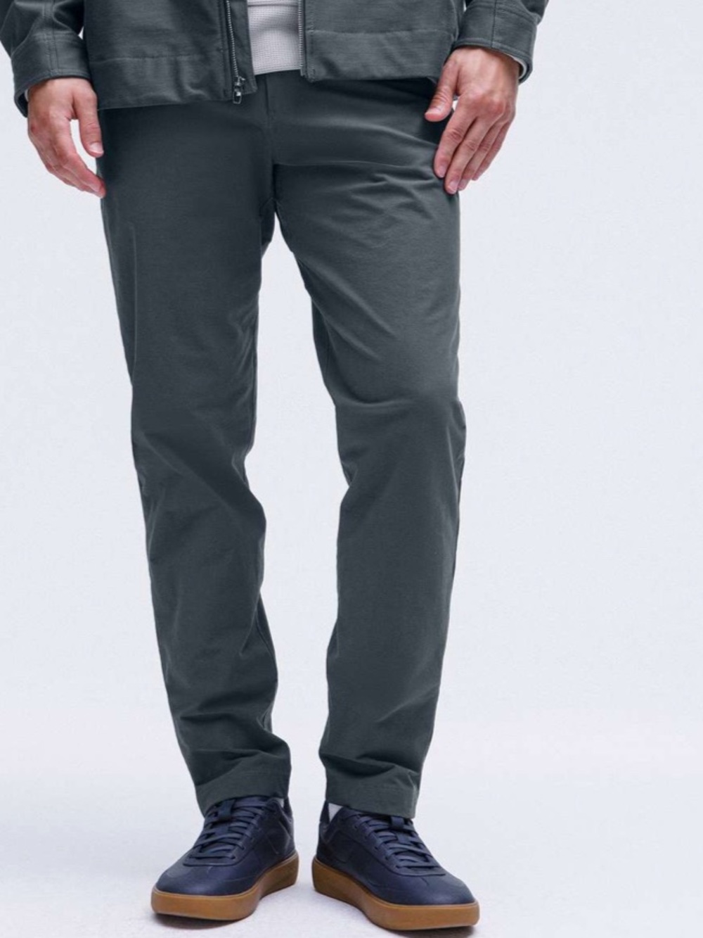 Lululemon ABC Stretch Slim Fit Dark Gray Pants